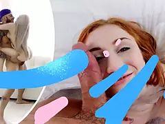 Aziatisch, Dik, Handbeurt, Hd, Likken, Spier, Kut duiken, Ruw