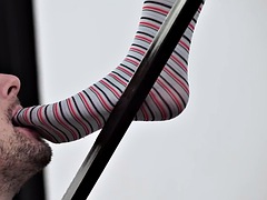 美女, フェラチオ, カップル, フェティッシュ, 足フェチ, 彼女, 手コキする, なめる