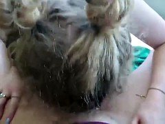 Blonde Teen is Fucked Hard on the Balcony