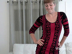 Amerikanisch, Behaart, Lingerie, Nackt