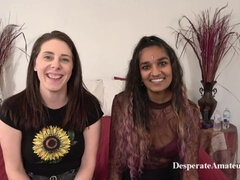 Enthousiasteling, Arabisch, Grote kont, Grote mammen, Mollig, Hd, Spier, Trio