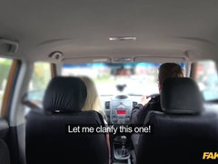 Horny car sex for busty blonde MILF