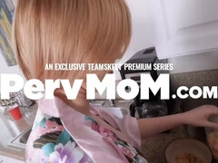 デカチン, デカパイ, ブロンド, 手コキする, ハードコア, オマンコ, 息子, ティーン