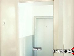 デカパイ, フェラチオ, ドイツ人, オナニー, 淫乱熟女, 母, 叫ぶ, バイブレーター