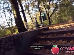 Leie, Deutsch, Oma, Milf, Mutti, Im freien, Pov, Öffentlich