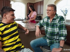 美女, デカ尻, 浮気者, デブ, オマンコ, 剃毛, 義母, オッパイの