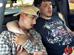 素人, デカチン, フェラチオ, 捕まる, 巨大, ラティーナ, 公共, フェラする