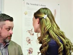 美女, イギリス人, イく瞬間, ヨーロピアン, フェムドム, オナニー, 看護婦, ユニフォーム