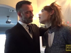 Bondage discipline sadomasochisme, Pijpbeurt, Brits, Sperma in mond, Hd, Natuurlijke tieten, Ruw, Speelgoed