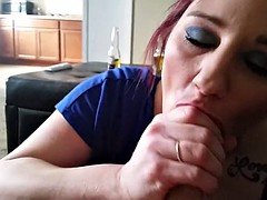 Amateur, Bbw, Blowjob, Chubby, Swallow