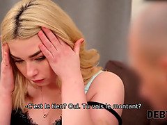 18, 素人, ブロンド, Hd, 現実, ラフ, 息子, ティーン