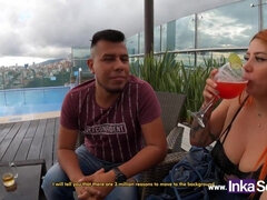 素人, デカ尻, フェラチオ, 巨乳な, ラティーナ, 赤毛, タトゥー, オッパイの