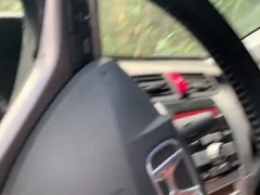Public Roadside Blowjob: Stranger MILF Drains My Balls in Car POV