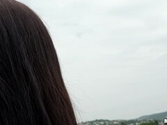 Amateur, Chica, Morena, Checa, Europeo, Al aire libre, Realidad, Ruso