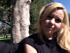 Emma gets picked up in the park,and gets fucked hard with a
