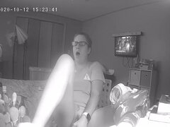 Gevangen, Vingeren, Masturbatie, Alleen, Vibrator, Bekijker, Webcamera, Slet