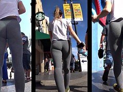 Culo, Espía, Adolescente, Voyeur