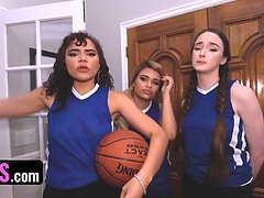 Hot Busty Teens Hazel Moore, Destiny Cruz & Naudi Nala In Passionate Interracial Foursome