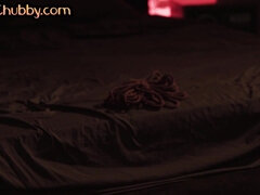 Curvy bondage GF enjoys soft and slow BDSM sex