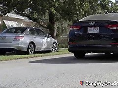 デカチン, 茶髪の, Hd, 小柄, 叫ぶ, 剃毛, ティーン, オッパイの