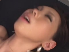 Aziatisch, Kont, Condoom, Sperma in gezicht, Vingeren, Groep, Hardcore, Japaans