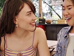 素人, 美女, デカパイ, ドイツ人, 毛深い, ハードコア, キス, レズビアン