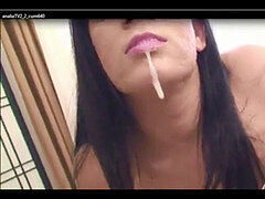Grosser schwanz, Transe, Masturbation, Transfrau, Solo