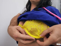 Amerikanisch, Bad, Blasen, Schwanz, Lecken, Massage, Uniform, Nass