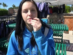 Amateur, Bikini, Noire, Sucer une bite, Petite amie, Chatte, Rasée, Adolescente