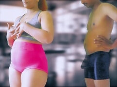 Anal, Verga grande, Gimnasio, Mamá, Madrastra