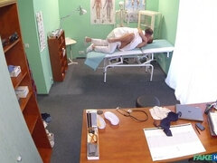Gorgeous redhead prescribed cock by her doctor