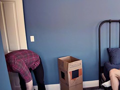 Geschnappt, Paar, Dildo, Schwul, Masturbation, Muskel, Spielzeuge
