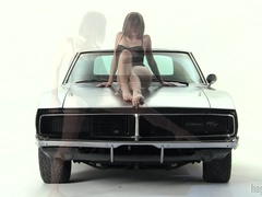 お尻, 茶髪の, 剃毛, 長身, オッパイの