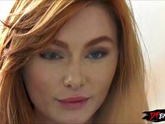 Grosse bite, Noire, Sucer une bite, Noir ébène, Interracial, Lingerie, Actrice du porno, Rousse roux