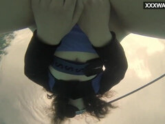 Culo, Culo grande, Hembra, Francés, Solo, Adolescente, Tetas, Bajo el agua