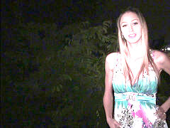 Rubia, Mamada, Coche, Orgía, Público, Coño