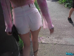 Pijpbeurt, Bruinharig, Schattig, Lul, Buiten, Gezichtspunt