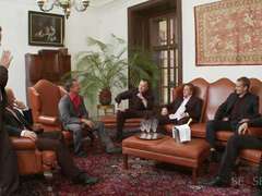 In den arsch, Schwarz, Blondine, Braunhaarige, Doppelpenetration, Aufs gesicht abspritzen, Hd, Orgasmus