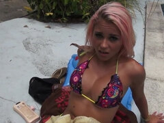 Leie, Blasen, Im freien, Pov, Ablutschen, Spanner