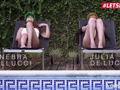 2 Divine Vagitarians   Post-Pool Pussy Licking