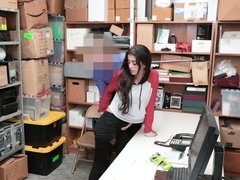 Exotic hottie Sophia Leone gets punished for stealing