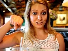 お尻, 美女, ディルド, オマンコ, 剃毛, 一人, ティーン, おもちゃ