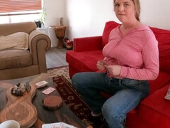 Amateur, Américain, Nana, Gros seins, Blonde, Éjaculation interne, Naturelle, Pute