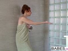Crystal Clark gets off with a steamy shower in this hot mom-daughter porn clip