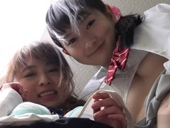 Asiatique, Fétiche, Hd, Japonaise, Lesbienne, Élève, Adolescente, Nénés