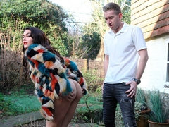 アナル, お尻, フェラチオ, 茶髪の, 指いじり, 手コキする, 母乳, 天然