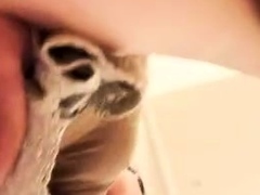 Füsse, Masturbation, Transfrau, Solo