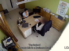 Arsch, Braunhaarige, Tschechisch, Schwanz, Hd, Mutti, Geld, Büro