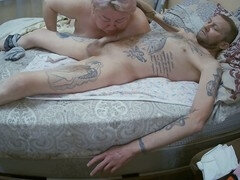 Faphouse mature BBW gives two handjob cumshots with hot blowjob