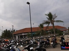 Aziatisch, Stel, Hondjeshouding, Hardcore, Hd, Buiten, Openbaar, Tiener